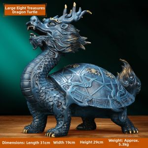 sanstyle | Feng Shui Copper Baobao Dragon Turtle Statue