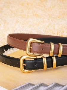 NIUDANGJIA | Fashionable Skinny Leather Belt