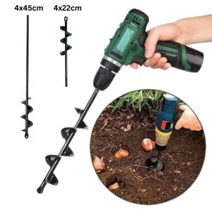 Mata Bor Spiral Penggali Tanah Mata Bor Penggali Tanah Auger Drill Steel Titanium Spiral 4x45cm dan 4x22cm Mata Bor Untuk Menggali Tanah Taman Untuk Menanam Bunga Pohon Di Taman Mata Bor Putar Tanah Pelubang Tanah Alat Penggali Tanah Kebun - Lazada