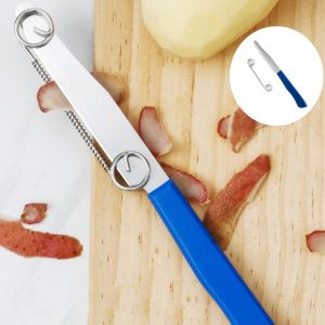 Peeler Vegetable Peeler Stainless Steel Julienne Quick Slicing Knife Household Spring Fruit Knife Veggie Peelers with Removable