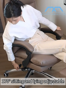 Computer chair home leisure backrest reclining sofa chair study office chair comfortable sitting boss chair
