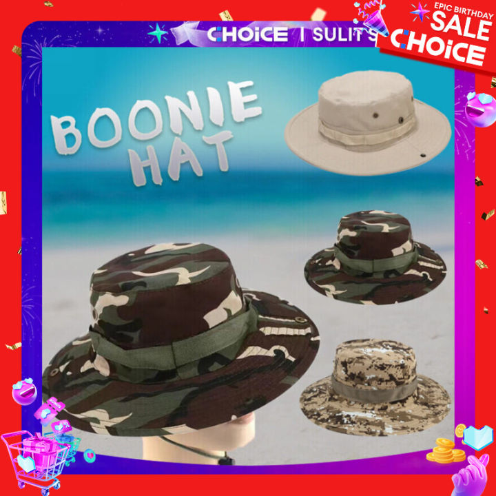 Fisherman Hat Foldable Dualpurpose Boonie Hat Widebrimmed Bucket Hat