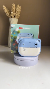 Red Buffalo PIXY Print Instant Kids Camera Single Lens Rechargeable Ink-Free Thermal Paper