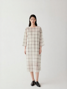 ICICLE | New Cotton Plain Weave Mid-length Dress