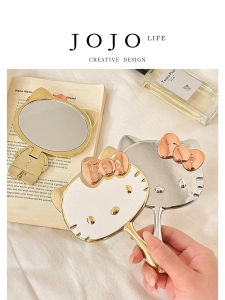 Cute Mini Folding Mirror Portable Personal Compact Mirror Mr Grocery PD L. PD. Household Personal Care Tool Handle Mirror