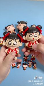 ✨ Mainan Patung Nezha Tukar Ekspresi ✨ | 哪吒变脸娃玩具魔童手办周边挂件正版