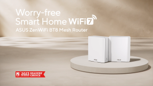 ASUS ZenWiFi BT8 Tri-band WiFi 7 Mesh 14 Gbps 5900 sq.ft (2pk) Dual 2.5G Ports Security and Parental Controls Included Smart Home Master SSIDs 4G & 5G Mobile Tethering