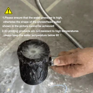 High Pressure Handheld Shower Head Flushing Cleaning Spiral Nozzle For Men3D Printed Bathroom AccessoriesPet Foot Wash Tool
