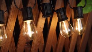 S14 1W LED String Light Bulbs Equal to 11W E27 Base Vintage Edison Plastic Waterproof Outdoor Replace Bulb Party Wedding Decor