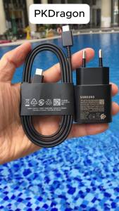Trọn bộ Sạc siêu nhanh 25W zin máy Samsung S20 S22 S23 S24 Note 10 Note 20 A90 A80 A70 và cáp Samsung 2 đầu Type C - Cam kết zin theo máy