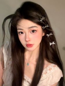 Sweet Cool Butterfly Knot MINI คลิปผมสําหรับผู้หญิงด้านข้างหูคลิป Frontal Hairpin ไม่มีรอยต่อ Bangs อุปกรณ์เสริมผม