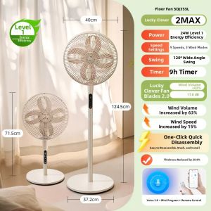 Midea | Quiet Night Sleeping Stand and Floor Fan Dual Use Energy Saving