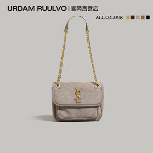 UR Fashionable Womens Large Capacity Chain Mailbag Shoulder Bag Casual Simple Style 2025 New Season Versatile Crossbody Bag