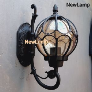 Garansi Lampu dinding outdoor waterproof Kode 1218 R/S Hitam Tahan Air - Anti Karat