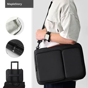 กระเป๋าสะพายแล็ปท็อป 13 14 15 15.6 นิ้วสำหรับแมคบุคแอร์/โปร เอซุส เสี่ยวมี่แล็ปท็อปกรณีโน้ตบุ๊คอุปกรณ์เสริมกระเป๋าถือกระเป๋าเอกสาร