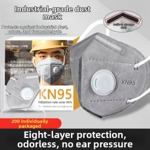 Odor Preventing KP95 Filtering Breathable Mask