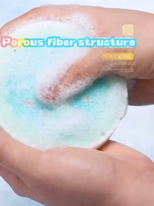 Ecoco Dishwashing Sponge Foam Wood Pulp Fiber Kitchen Sponge Scrubber with Rich Foam Efficient Cleaning