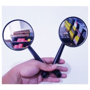 KACA SPION BULAT BESI VARIASI MOTOR BEAT/SCOOPY/GENIO/VARIO/PCX/SPACY/BEAT STREET/BEAT NEW DELUXE