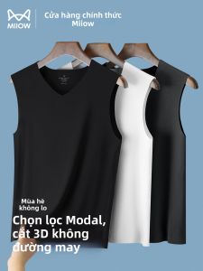 MiiOW | Áo Thun Nam Modal Bông Cắt 3D Không Đường May