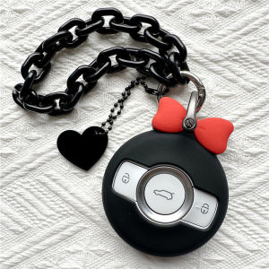 New 2025 Mercedes-Benz Smart Car Key Cover #1 #3 Shell with BBS Buckle Silicone Material Simple Style Driving Personal Accessories