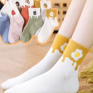 MD-P621 Kaos Kaki Wanita Motif Buah Bahan Katun Korean Fashion / Kaos Kaki Korea / Kaus Kaki Pendek Wanita Karakter Lucu / Cute Short Socks Import