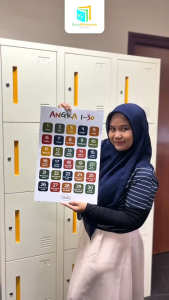 POSTER EDUKASI ANAK - ANGKA 1 SAMPAI 30
