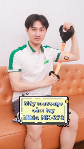 [Mẫu Mới 2025] Súng Massage Cầm Tay Matxa Giảm Đau Nhức Và Giãn Cơ Toàn Thân Nikio NK-273 - 4 Tốc Độ Mát Xa Tùy Chỉnh Pin Sạc Tiện Mang Đi Xa
