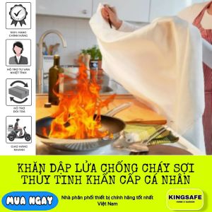 KHĂN CHỐNG CHÁY DẬP LỬA NHÀ BẾP KHẨN CẤP SỢI THỦY TINH CÁ NHÂN CHỊU NHIỆT LÊN ĐẾN 550 ĐỘDỂ SỬ DỤNG[CHẤT LƯỢNG](1 CÁI)