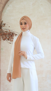 Hijab Instan / Jilbab Turban Tail Rempel 2in1 VOAL Silang