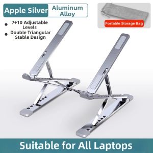 Piple | Adjustable Height Laptop Stand with Cooling Support for Notebooks Gaming Laptops and Tablets 16 Inch