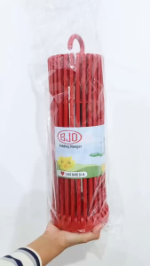 Gantungan Jemuran Lipat 30 Stik Folding Hanger Jemuran Baju Bayi Kaos Kaki 30 Stick Gantungan Baju Putar Bahan Plastik