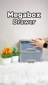 MEGABOX Drawer 2Layers/4Layers/5 Layers (WHITE GRAY)