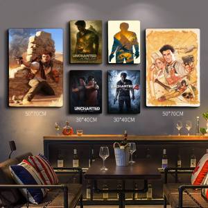 Game Uncharted Good Quality Prints And Posters Vintage Room Home Bar Cafe Decor Aesthetic Art Wall Painting
