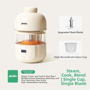 PLODON | Infant Food Processor Rice Paste Making Steaming Multifunctional Mixing Grinding