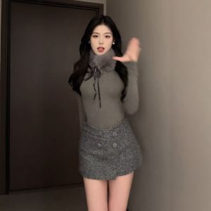 CHANGTONG | Retro Unique Youthful Two-Piece Set