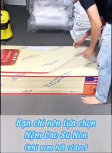 Nệm Cao Su Non Casumax Chính Hãng Đủ Size Dày 10cm Tặng Kèm Drap Nệm - Giao Hỏa Tốc 2H HCM