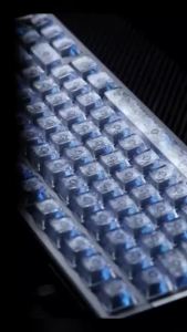 Bộ 119 Chi Tiết Bộ Phím Có Kết Cấu Sợi Carbon Trong Suốt Dành Cho Bàn Phím Cơ Cherry MX Tương Thích Với Bàn Phím Từ Tính