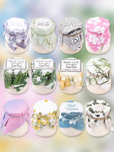 Diy Dessert Stand Decoration Paper Cup Seal Sweetened Yogurt Color Drawing Paper Jelly Bottle Packaging Paper Jetgo Brand