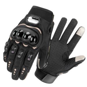Motorcycle Gloves Men Breathable Motorcycle Full Finger Guantes Motocross Motorbike Breath Mesh Touch Screen Racing Glove
