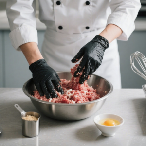 Intco | Waterproof & Oil-resistant Thick Wear-resistant Disposable Nitrile Gloves Food Grade