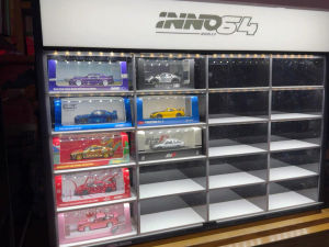 1/64 Inno Car Model Display Box Case for Collectible Toy Showroom Other Home Decorations And Arrangements