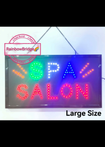 SPA SALON - RAINBOW BRIDGE LED SIGNAGE (New-Small-Large) #SIZE: W48cm & W60cm BIG