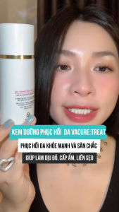 Kem Dưỡng Phục Hồi Da Vacure Treat Total Recovery Cream 100ml PDRN cá hồi – Phục hồi Làm Dịu Tái Tạo Da