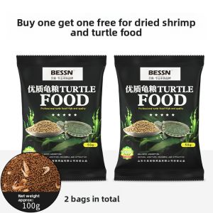 BESSN | Turtle Food for Softshell Turtles Brazilian Turtles Grass Turtles with Shrimp Dried