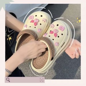 LHFriday รองเท้าแฟชั่น คุณผู้หญิง ทรงหัวโตสุดฮิต 5 สี ยังหมดแถม วัสดุยางนิ่ม สบายเท้า ให้เลือก และการเปลี่ยนสี ฟรี