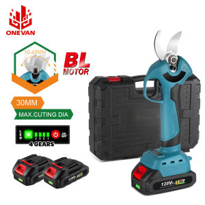 Tree Branch Cutter 45MM Cordless Portable Electric Pruning Shears 4 Gears Tree Bonsai Cutter Garden Tree Branch Cutter Efficient Garden Tool For Makita 18V Battery
