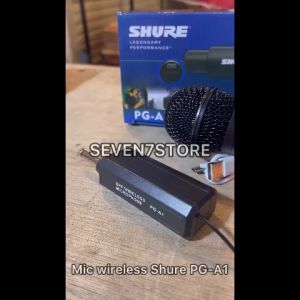 Shure Mic Wireless UHF Mic PG-A1 PRO Microphone Wireless Profesional dicharge