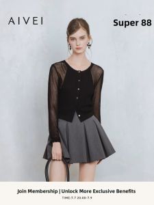 AIVEI | Summer Elegant Stylish Long Sleeve Lace Knitted Sweater