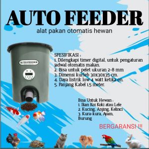 Auto Feeder Koi // Alat Pakan Otomatis Untuk Hewan Peliharaan