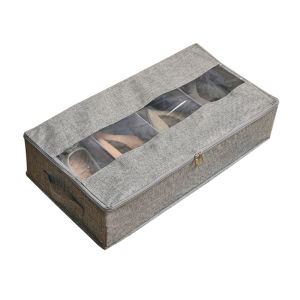 Detachable Activity Underbed Storage Box Waterproof Foldable Flat Shoes Organizer Box European Style Closet Sofa underneath Use